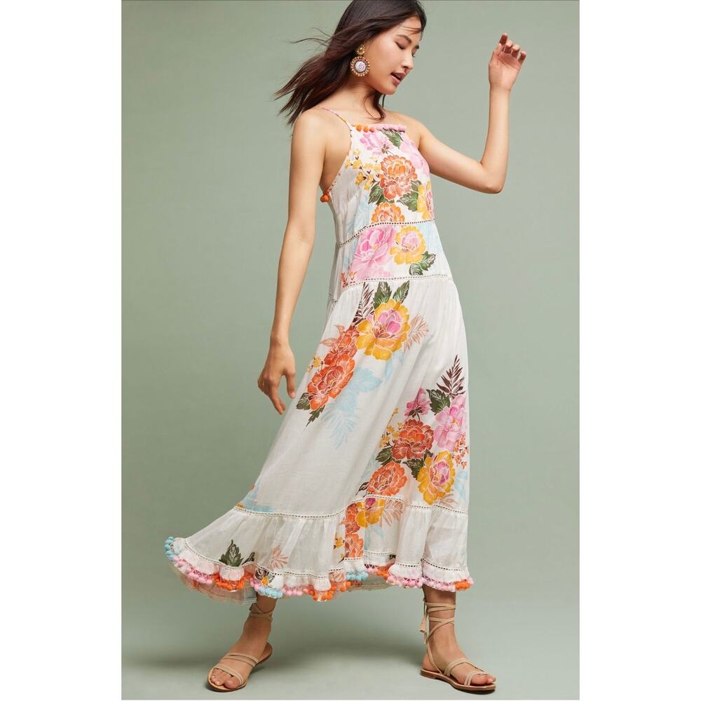 Farm Rio Havana floral tropical maxi dress